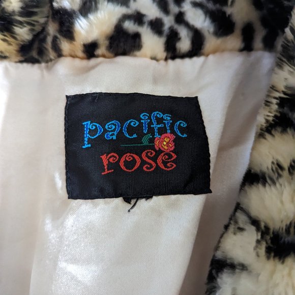 Vintage Pacific Rose Faux Fur Animal Print 3X/4X (22-26) - Picture 3 of 4